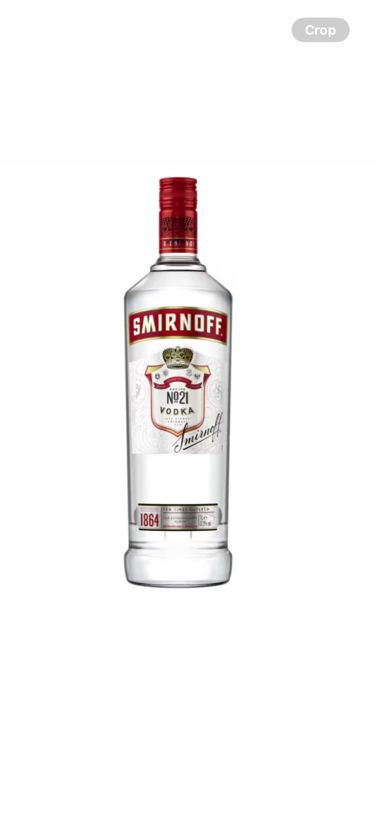 1 LITRE PARTY MENU - SPIRITS