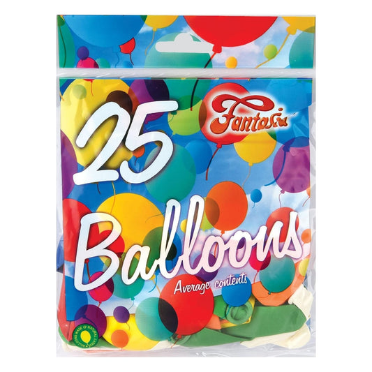 Party Balloons 25 Pack