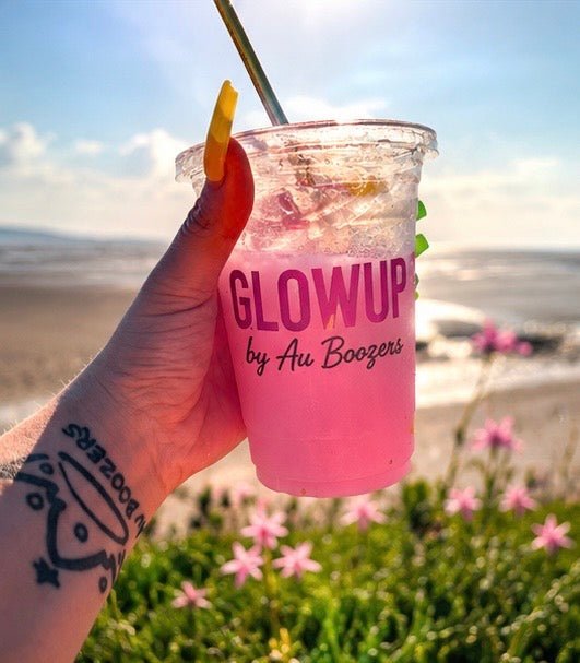 Strawberry Burst GlowUp Cup | Au Vodka Premium Cocktail Ritual Kit - Au Boozers